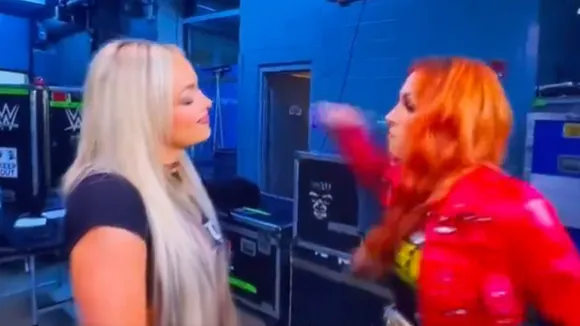 WATCH: Becky Lynch punches Liv Morgan after being called b*t*h