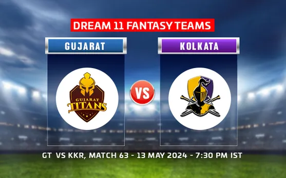 GT vs KKR Dream11 Prediction, IPL 2024, Match 63: Gujarat Titans vs Kolkata Knight Riders playing XI, fantasy team and squads
