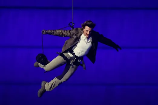 WATCH: Mission Impossible recreated as Tom Cruise takes Olympic flag from Paris to Hollywood