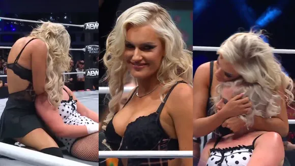 WATCH: Mariah May attacks and kisses Toni Storm on AEW Dynamite ahead of 'All In'