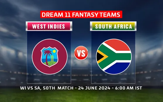 T20 World Cup 2024: West Indies vs South Africa Dream11 Prediction, Match 50: WI vs SA Playing XI, fantasy team today's & more updates
