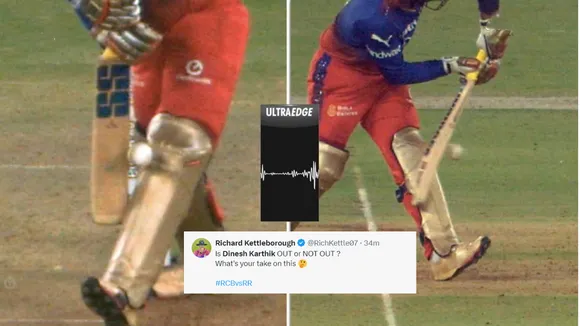 'Even Dinesh Karthik knew it was out' - Fans react to veteran RCB batter's controversial LBW in RR vs RCB eliminator