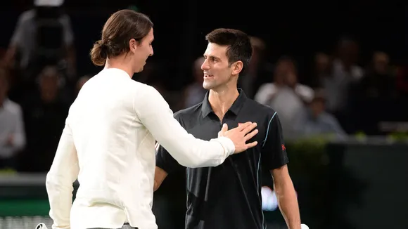 Zlatan Ibrahimović with Novak Djokovic