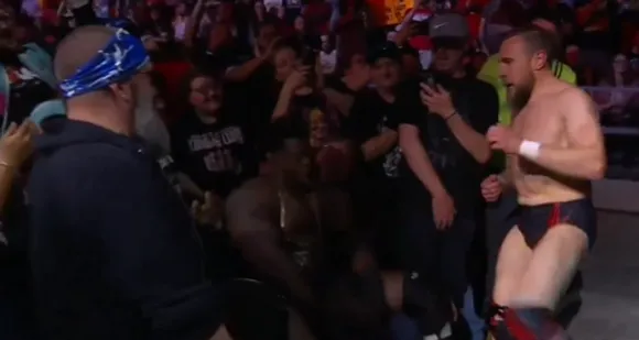 WATCH: Fan enjoys Bryan Danielson kicking Powerhouse Hobbs in AEW Collision