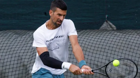 Novak Djokovic seen practicing for Wimbledon; What are the chances of him playing the Grand Slam?