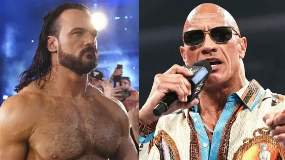 WATCH: Drew McIntyre posts old footage of The Rock's big claim and thanks him for gift
