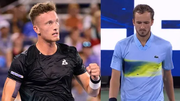 Jiri Lehecka defeats Daniil Medvedev in Cincinnati Open 2024 (Source: X)