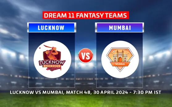 LSG vs MI Dream11 Prediction, IPL 2024, Match 48: Lucknow Super Giants vs Mumbai Indians playing XI, fantasy team and squads
