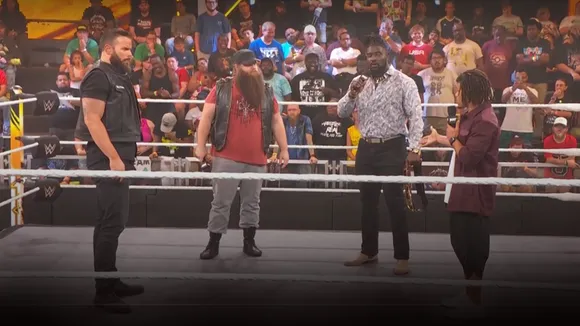 Triple threat match between Josh Briggs, Wes Lee, and Ivar to determine number one contender for Oba Femi at NXT Battleground