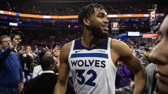 Karl-Anthony Towns of Minnesota Timberwolves wins the NBA’s social justice award