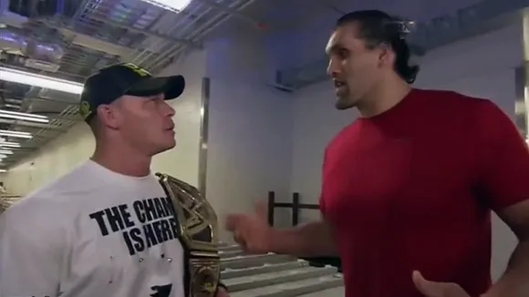 WATCH: 'Ek baat meko sunta samajh gaya?' - John Cena's hilarious conversation with the Great Khali in Hindi 