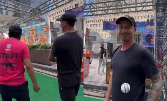 WATCH: USA staff teaches former SA pacer Dale Steyn to bowl as he failed to recognize him; video goes viral