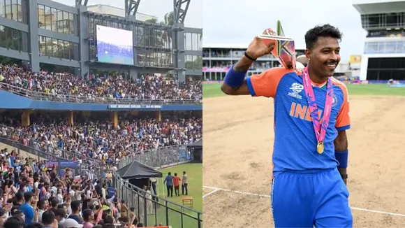 WATCH: Hardik Pandya given rousing reception by fans in Wankhede Stadium just months after he was booed