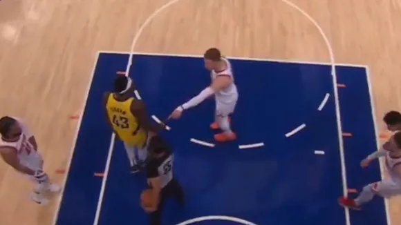 WATCH: Donte DiVincenzo starts fight with Pascal Siakam in Game 7