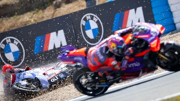 Maverick Vinales, Pedro Acosta and Jorge Martin react to crash filled Jerez MotoGP sprint race
