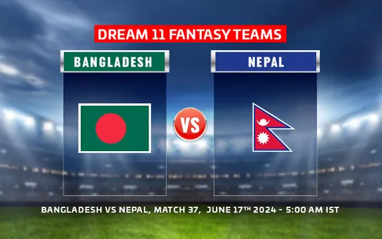 T20 World Cup 2024: Bangladesh vs Nepal Dream11 Prediction, Match 37: BAN vs NEP Playing XI, fantasy team today's & more updates
