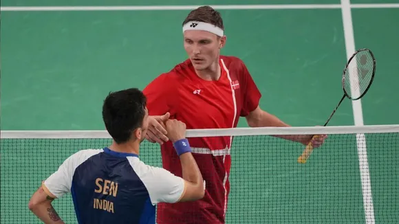 Lakshya Sen and Viktor Axelsen