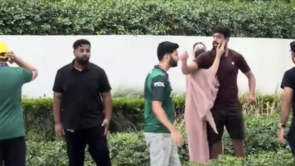 WATCH: Haris Rauf furiously tries to beat a fan on streets of USA after a heated argument
