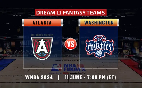 ATL vs WAS Dream11 Prediction, WNBA Fantasy Basketball Tips, Playing 8, Injury & More Updates