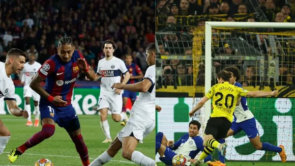 'Bottling the lead again!' Fans react as PSG beat Barca and Borussia Dortmund turns table against Atletico Madrid in UCL