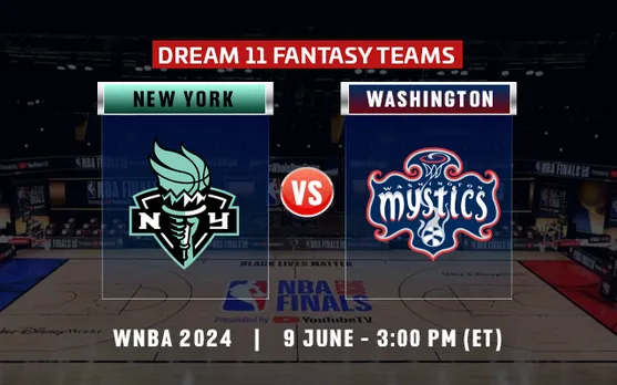 NYL vs WAS Dream11 Prediction, WNBA Fantasy Basketball Tips, Playing 8, Injury & More Updates