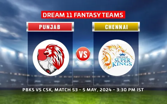 PBKS vs CSK Dream11 Prediction, IPL 2024, Match 53:  Punjab Kings vs Chennai Super Kings playing XI, fantasy team and squads