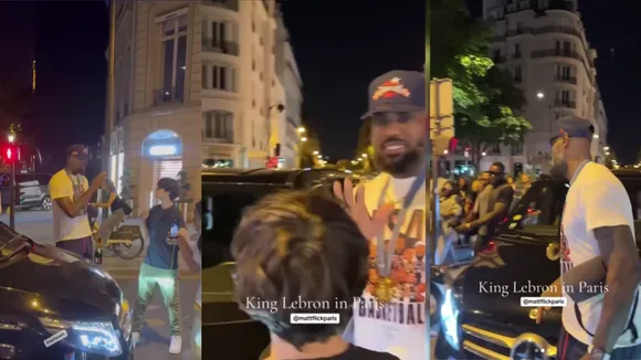 WATCH: LeBron James gets angry at fan who tries to take selfie with him