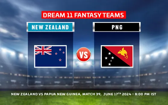 T20 World Cup 2024: NZ vs PNG Dream11 Prediction, Match 39: New Zealand vs Papua New Guinea Playing 11, Fantasy Team today’s and more updates