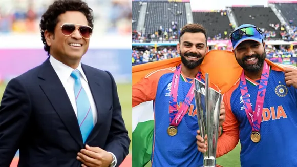 'Ending on a high' - Sachin Tendulkar writes heartfelt note to Rohit Sharma and Virat Kohli as Indian duo bring curtain down on illustrious T20I career