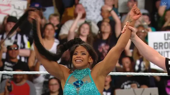 Bianca Belair defeats Tiffany Stratton and progresses to semifinal of Queen of the Ring