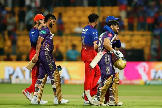 'Kyu feelings k sath khelte ho' - Fans react as RCB lose to KKR by 7 wickets at their home ground in IPL 2024