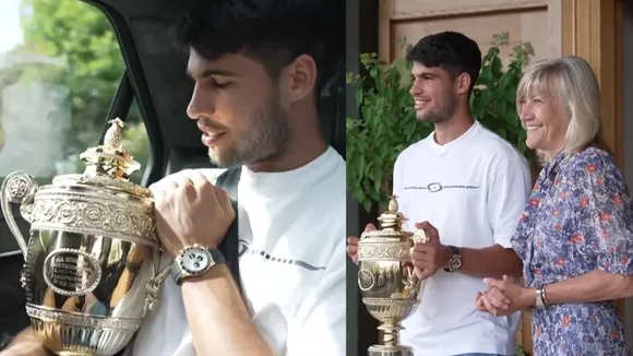 WATCH: Defending champion Carlos Alcaraz shares what it's like to return to Wimbledon, says his ‘dream has come true’