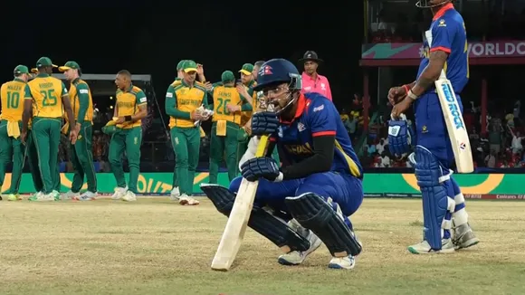 ‘Best back flick in cricket’ – Fans react as Nepal are left heartbroken after 1-run loss to South Africa