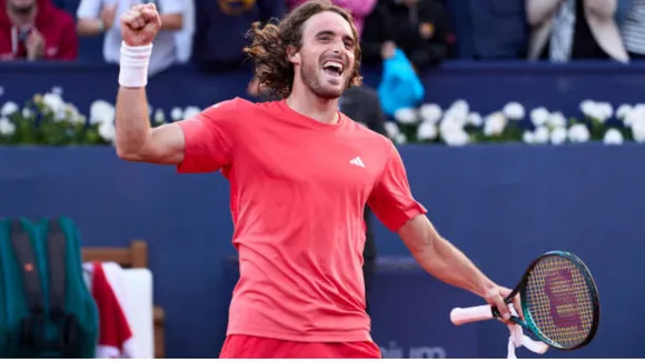 Stefanos Tsitsipas wins tight quarterfinal game vs Facundo Acosta to qualify for semis, keeps Barcelona Open hopes alive