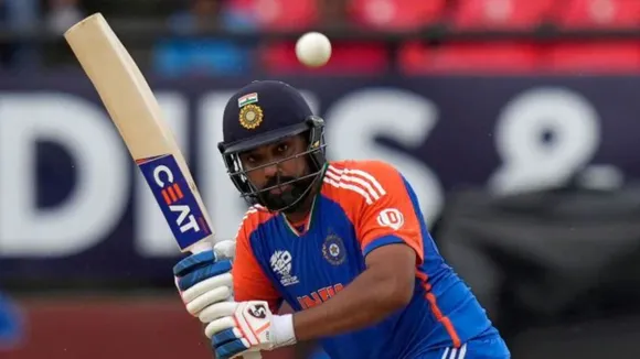 WATCH: Rohit Sharma engages in fun conversation with Suryakumar Yadav before hitting six against England in T20 World 2024