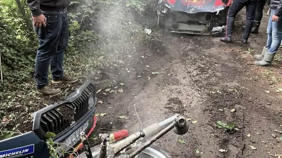 WATCH: Max Verstappen's father Jos faces devasting crash during a Rally race