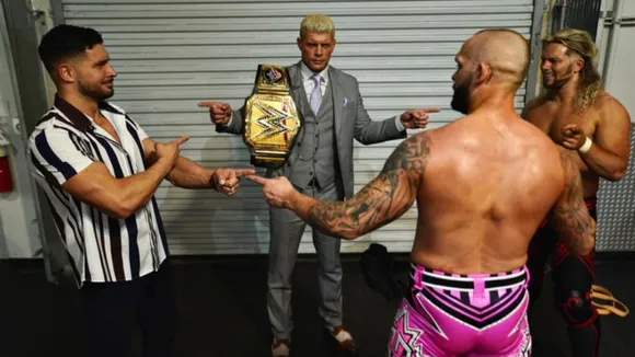 WATCH: Cody Rhodes delivers an iconic line after meeting ex-AEW wrestlers
