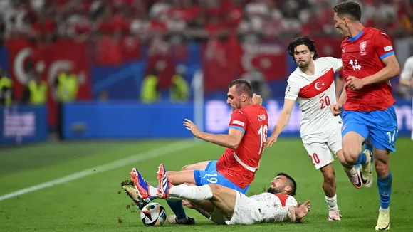 'Both teams trying to kill each other' - Fans react as Turkey-Czechia game sees 18 yellow and two red cards