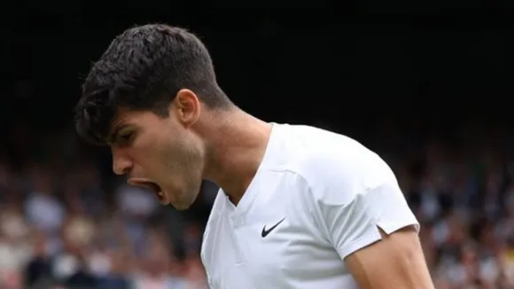 WATCH: Carlos Alcaraz beats Mark Lajal in three straight sets to get to round 2 of Wimbledon 2024