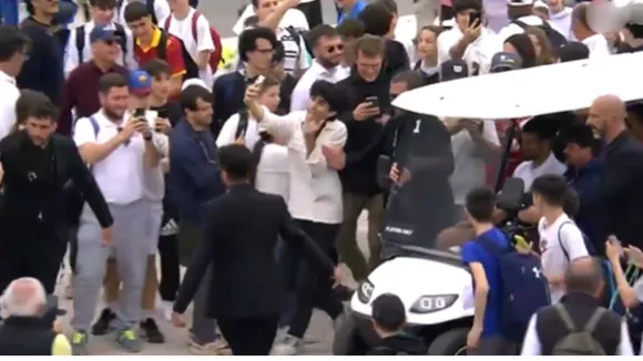 WATCH: Crowd flocking to get a glimpse of World number 1 Novak Djokovic ahead of the Italian Open