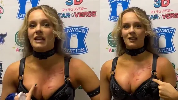 WATCH: 'Do you see this?' - Anna Jay addresses Syuri's scare to death match at Stardom