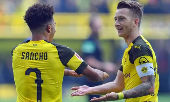 Jadon Sancho sends out warm message to Borussia Dortmund veteran Marco Reus