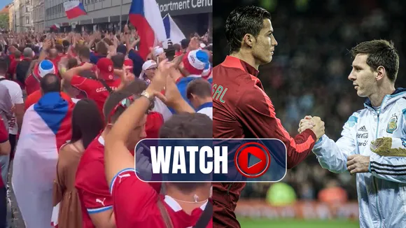 WATCH: Czech Republic fans chant Messi's name ahead of encounter against Cristiano Ronaldo's Portugal