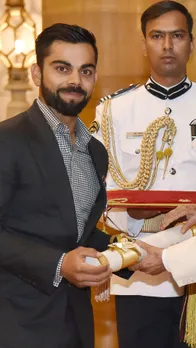 Virat Kohli Won Padma Shri in 2017