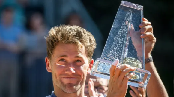 Geneva Open 2024: Casper Ruud wins third Geneva Open title after beating Tomas Machac in two straight sets