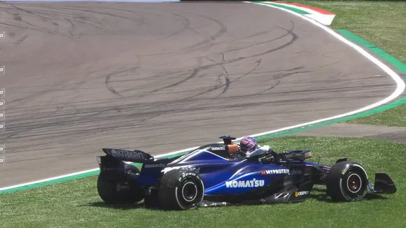 Imola GP 2024: A complete car shutdown forces Alex Albon to leave FP1 early with Red Flag, Hamilton also loses control