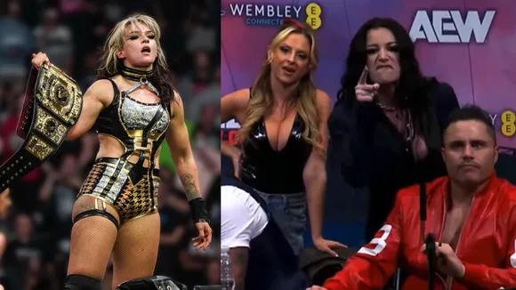 WATCH: 'I’m the fu*king star. I’m Saraya, bi*ch' - Saraya has meltdown after being confronted by Jamie Hayter ahead of AEW 'All In' 