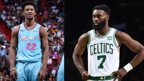 Jimmy Butler roasts Boston Celtics and Jaylen Brown after winning Game 2 in playoff series