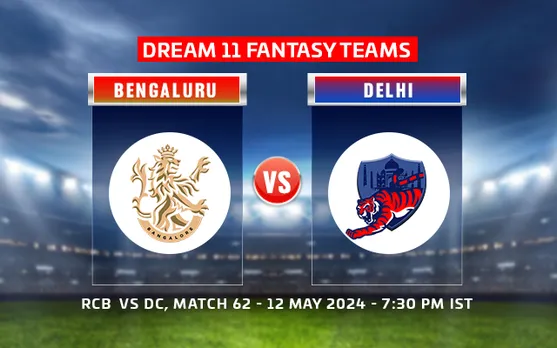 RCB vs DC Dream11 Prediction, IPL 2024, Match 62: Royal Challengers Bengaluru vs Delhi Capitals playing XI, fantasy team and squads