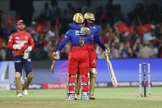 Karthik, Virat helps Royal Challengers Bengaluru win by 4 wickets against Punjab Kings